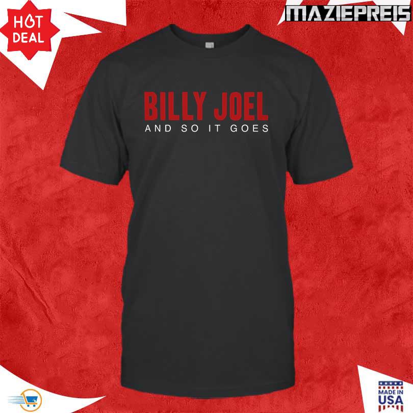 NEW Billy Joel And So It Goes Title T-Shirt