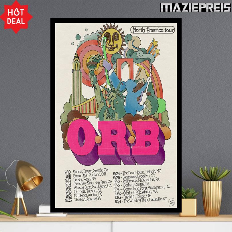 O.R.B North America Tour 2025 Poster
