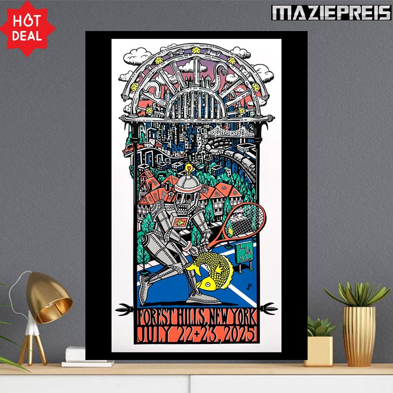Phish Concert Event Forest Hills Stadium New York 2025 Poster