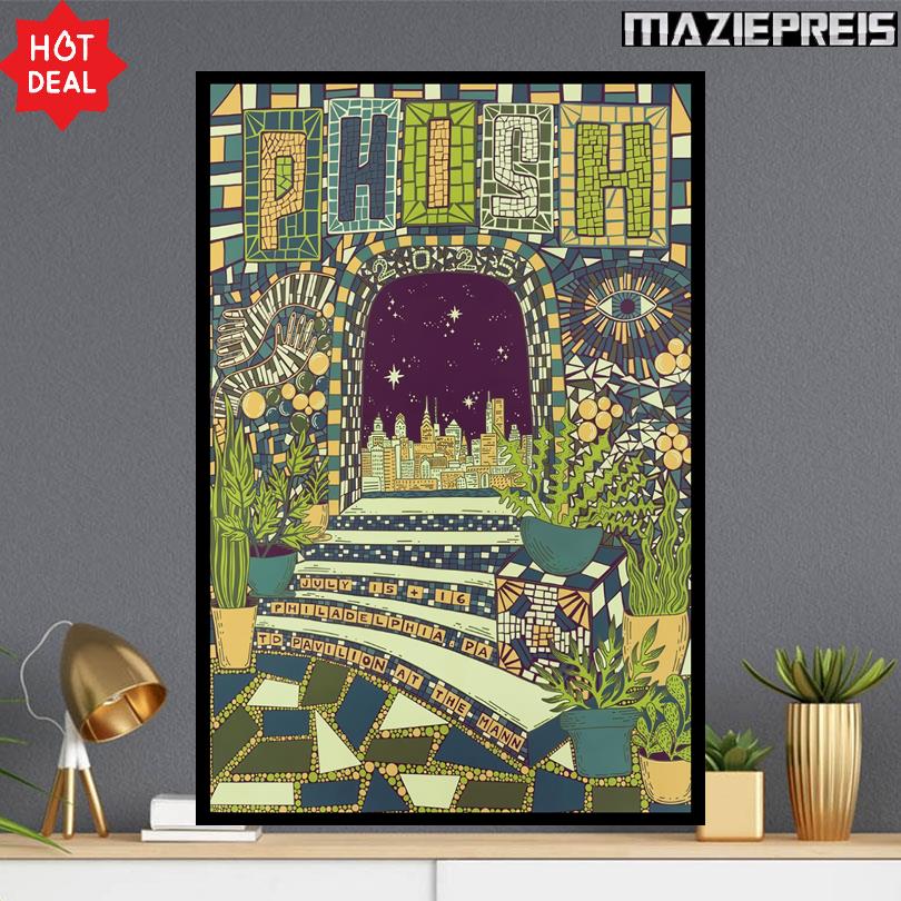 Phish Poster – Philadelphia PA 2-Night Concert 2025