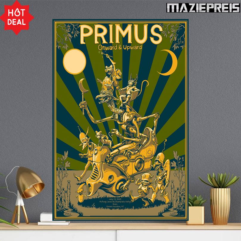 Primus Concert Champlain Valley Expo Midway Lawn Poster 2025