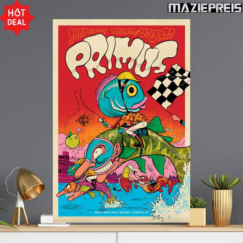 Primus Concert Event July 18 2025 LaFayette NY Poster