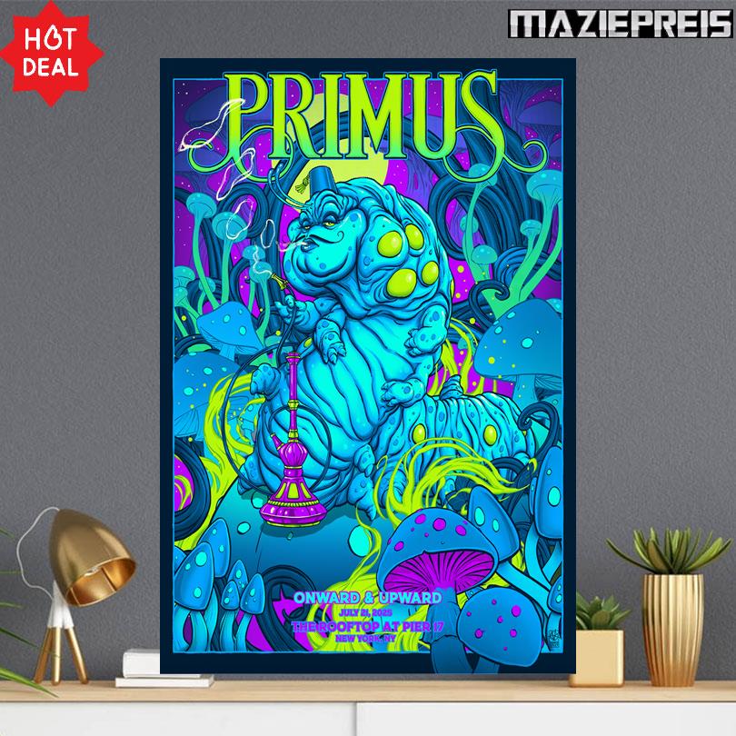 Primus Concert Event The Rooftop at Pier 17 NY July 2025 Poster