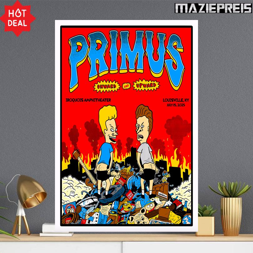 Primus Poster – Iroquois Amphitheater Kentucky 2025 Tour