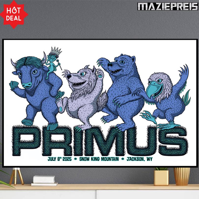 Primus Poster July 8 2025 – Snow King Mountain – Jackson, Wyoming