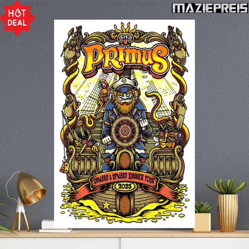 Primus Poster – Onward & Upward Summer Tour 2025 Event