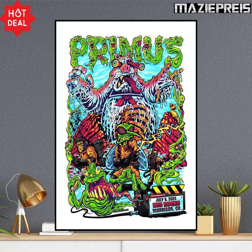 Primus Red Rocks Poster – July 9 2025