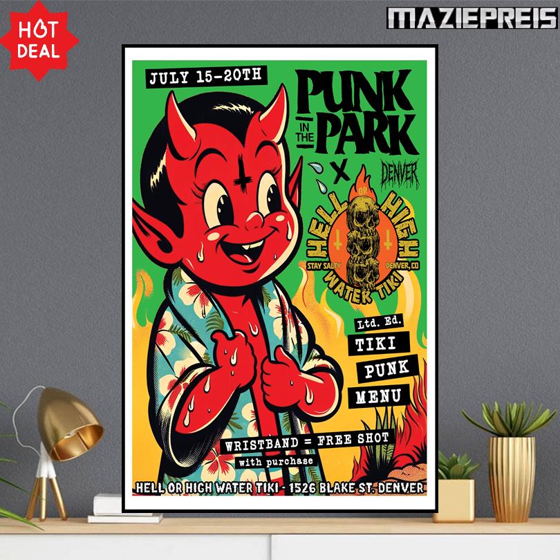Punk In The Park 2025 Denver CO Poster