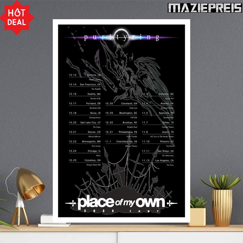 Purity Ring 2025 Concert Poster