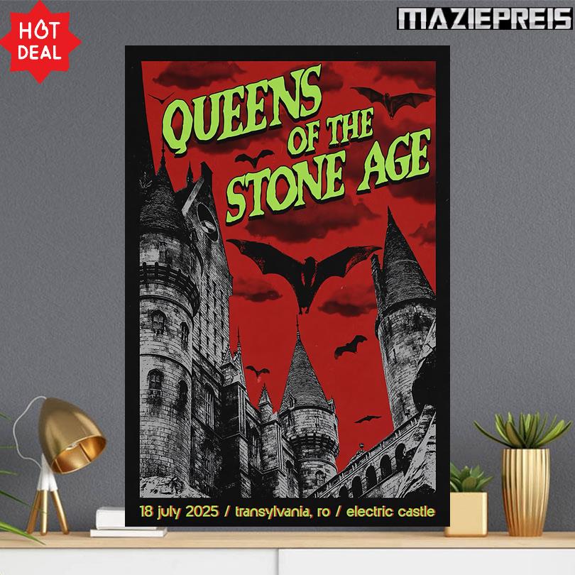 Queens Of The Stone Age Concert Event Electric Castle Transylvania RO Poster