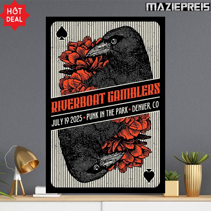 Riverboat Gamblers Poster – Live at Punk In The Park 2025