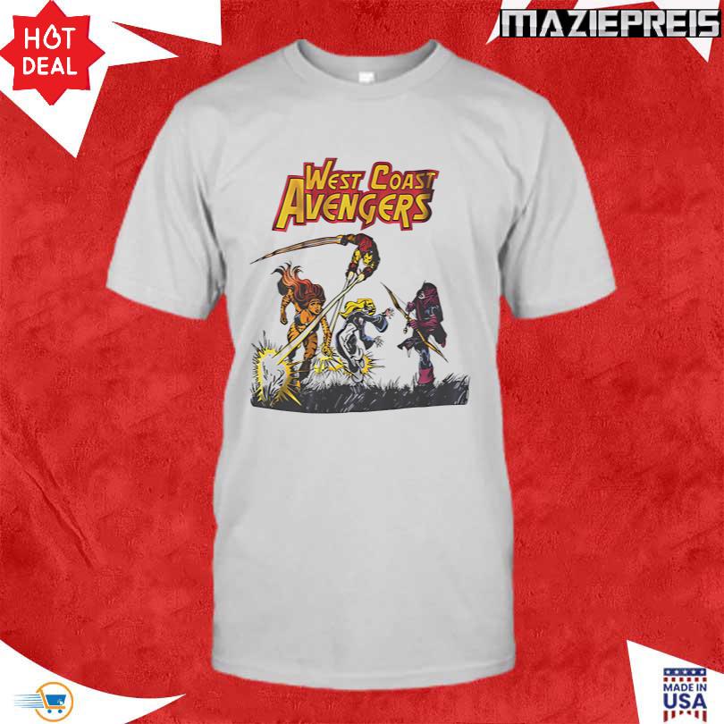 Robert Downey Jr West Coast Avengers shirt
