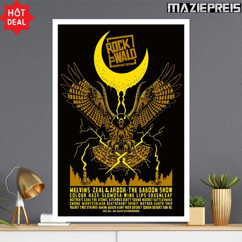 Rock Im Wald Festival July 26 2025 Neuensee Germany Poster