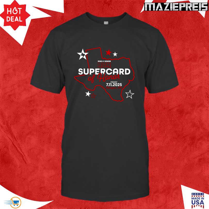 ROH Supercard of Honor 2025 Comfort Colors Soft Heavyweight Event Tee