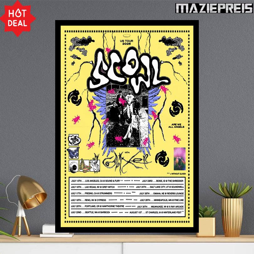 Scowl Poster – 2025 United States Tour Show