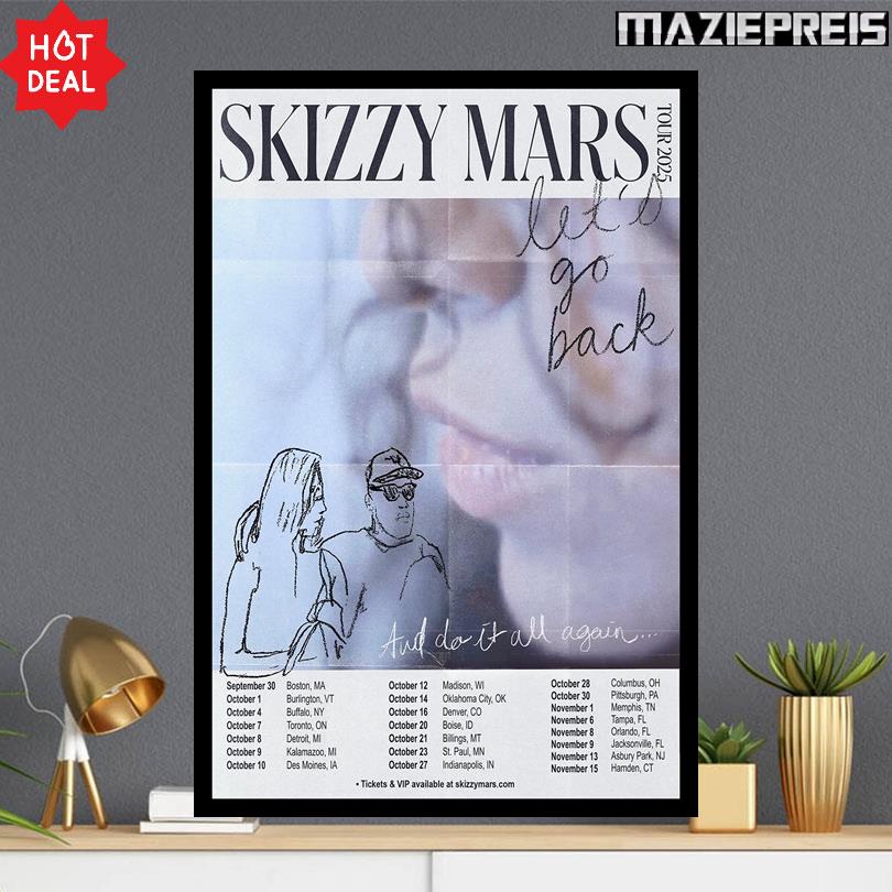 Skizzy Mars Tour 2025 Poster