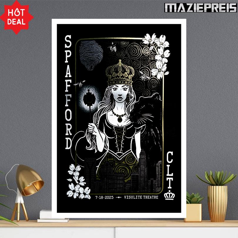 Spafford Concert Event Charlotte NC July 18 2025 Poster