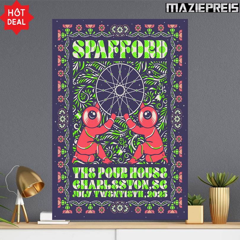 Spafford Show in Charleston SC The Charleston Pour House July 20 2025 Poster