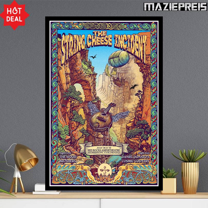 String Cheese Incident Live Tour July 18 19 2025 Morrison CO Poster