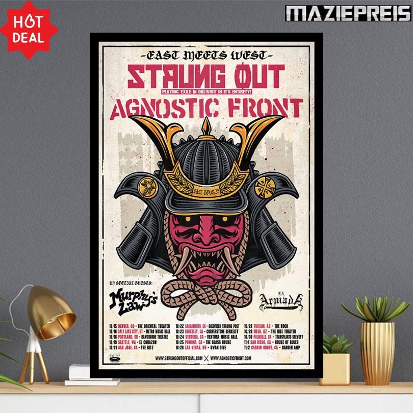 Strung Out Tour 2025 Poster
