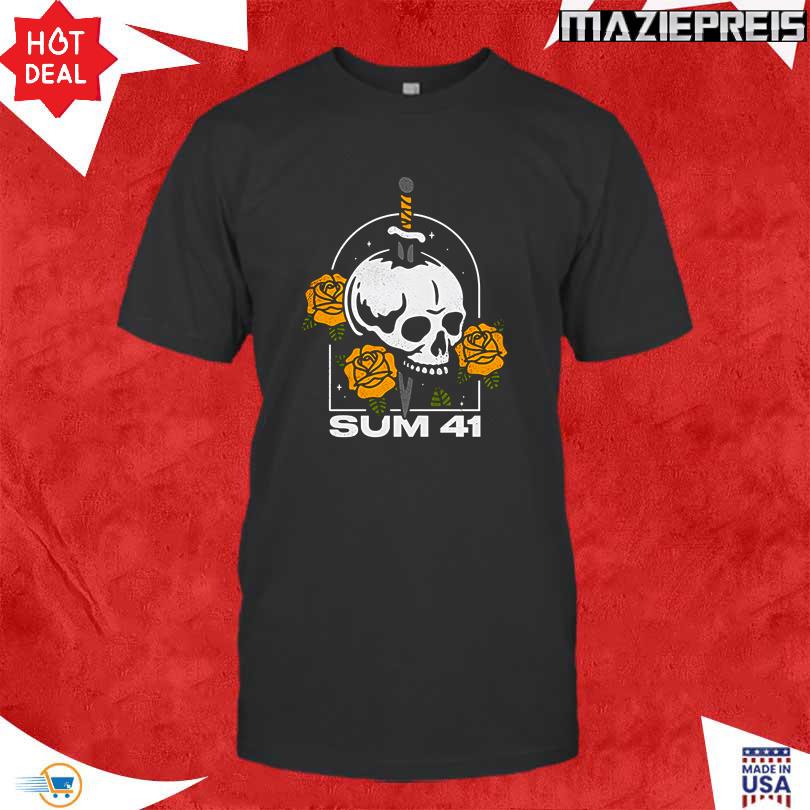 Sum 41 Skull And Roses T Shirt