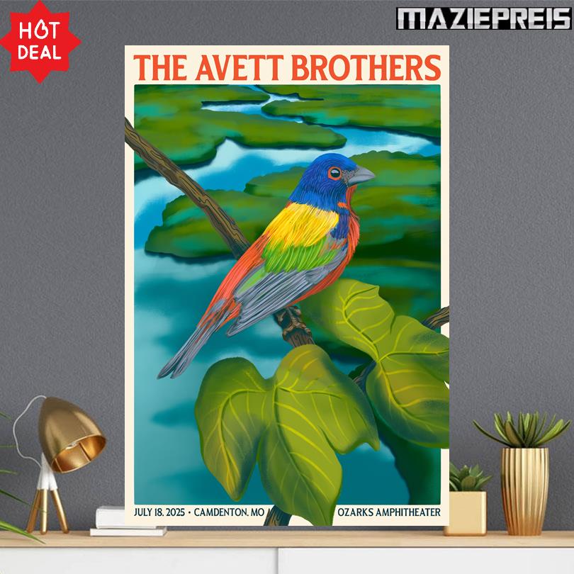 The Avett Brothers Camdenton MO 2025 Poster
