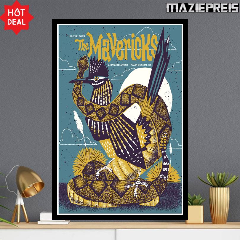 The Mavericks Palm Desert Poster – July 12 2025