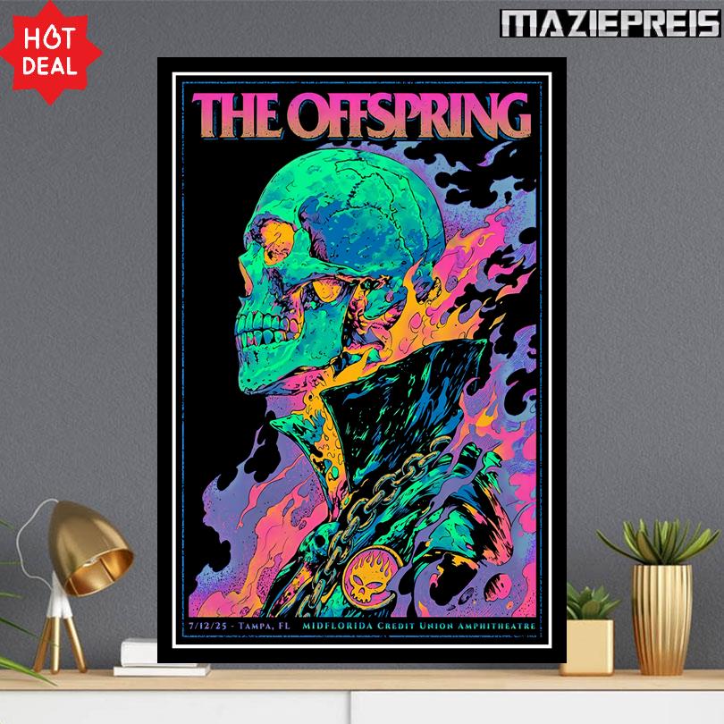 The Offspring Tour Poster – July 12 2025 Florida State Fairgrounds