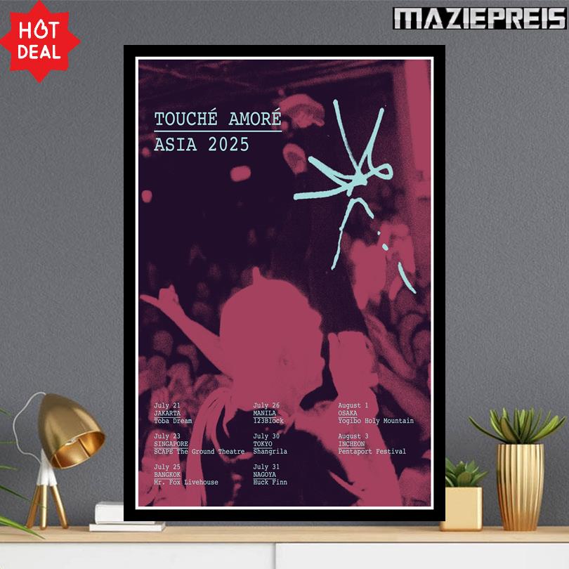 Touche Amore Asian 2025 Poster