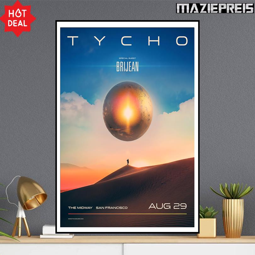 Tycho Live in San Francisco – August 29 2025 – The Midway Poster