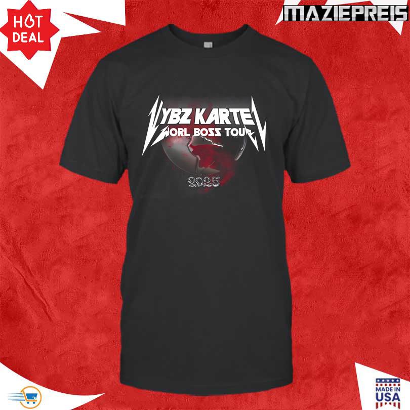 Vybz Kartel Worl Boss Tour 25 Shirt