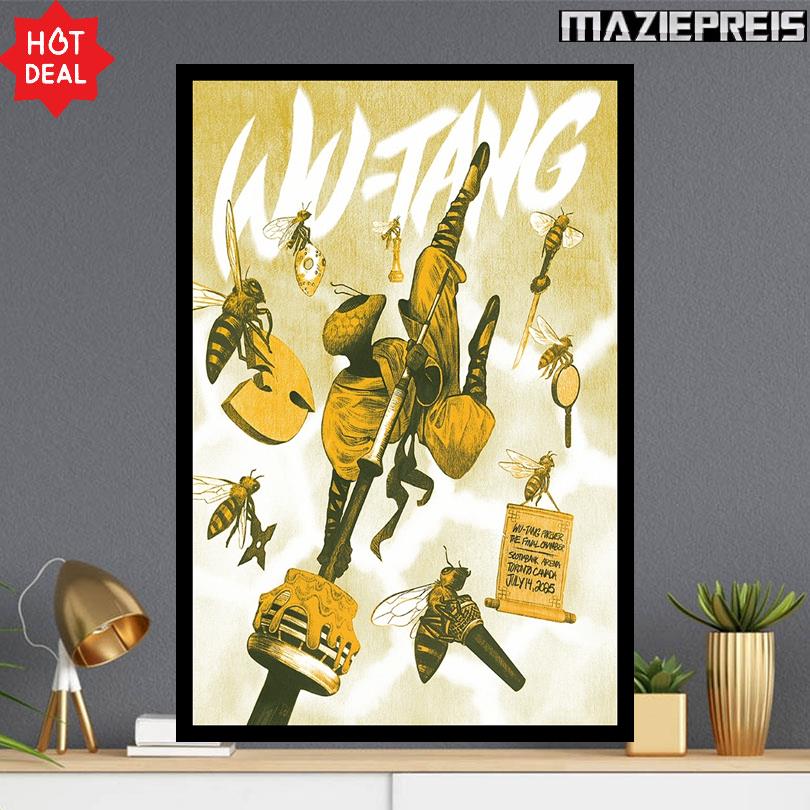 Wu-Tang Clan Live Event Poster – July 14 2025 Toronto, ON