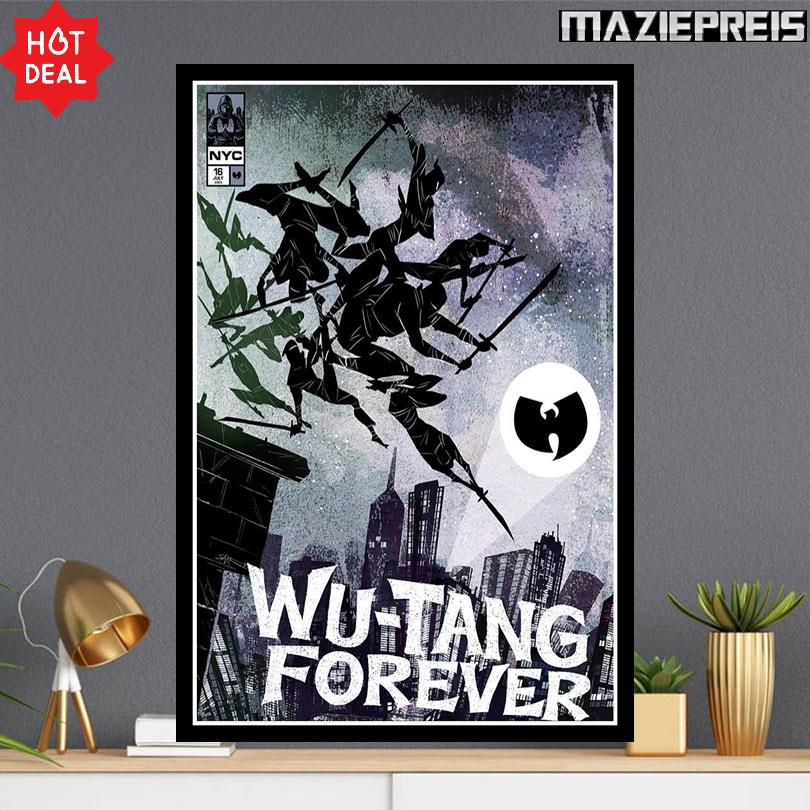 Wu Tang Clan Live Tour Madison Square Garden New York NY July 16 2025 Poster