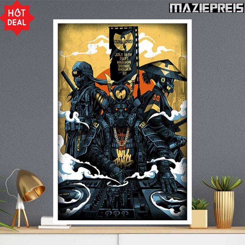 Wu Tang Clan Poster – Live in NYC July 16 2025