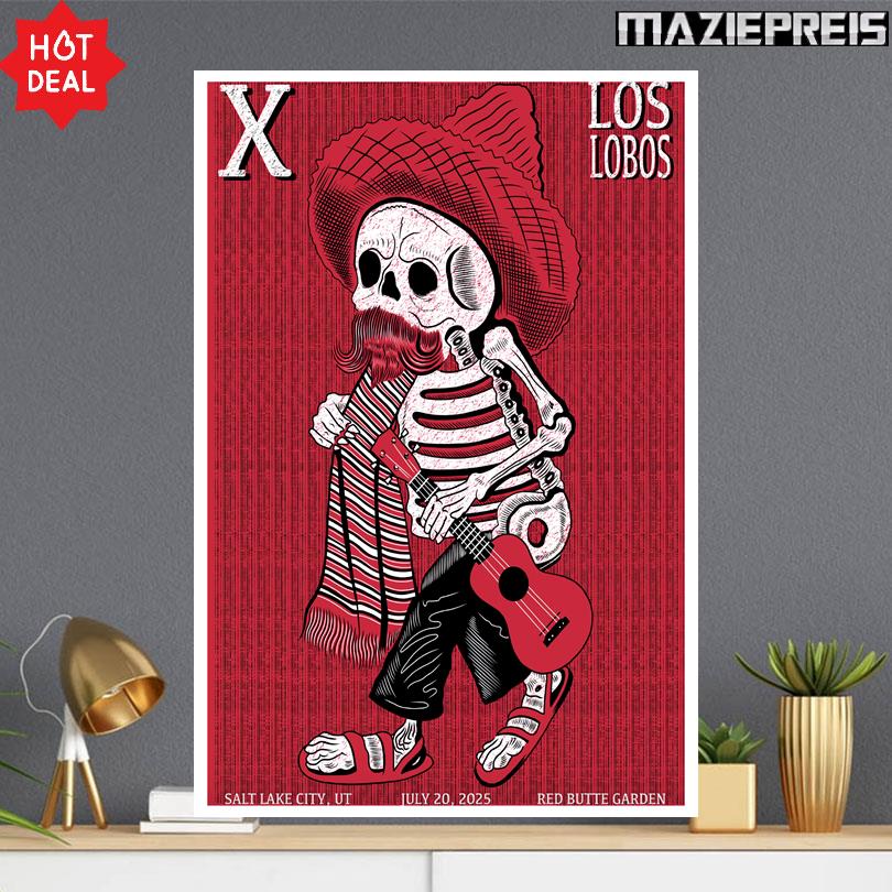 X The Band Show in Salt Lake City UT Red Butte Garden July 20 2025 Poster