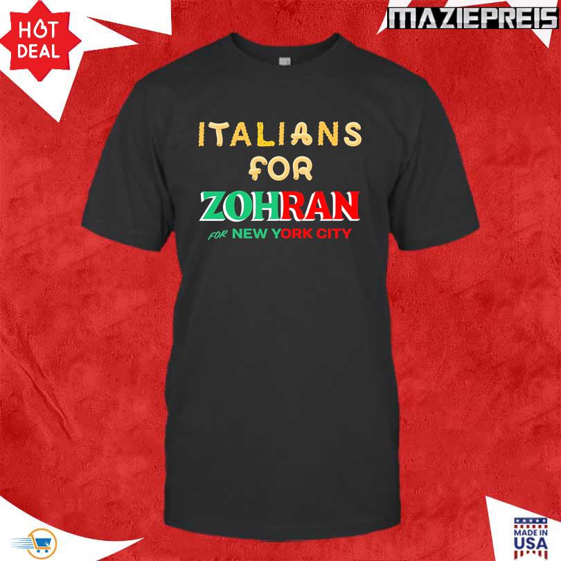 Yungiz Italians For Zohran For New York City Shirt
